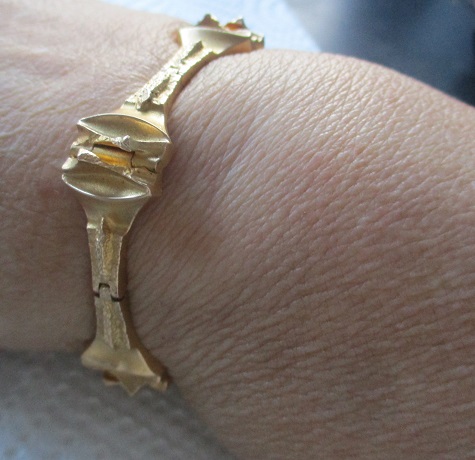 xxM1361M 585 yellow gold Lapponia braceletTakst-Valuation N.kr 44 000
